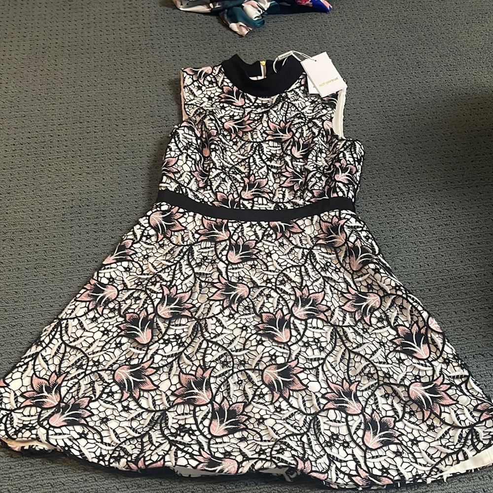 SELF PORTAIT NIGHTSHADE MINI DRESS SIZE 8